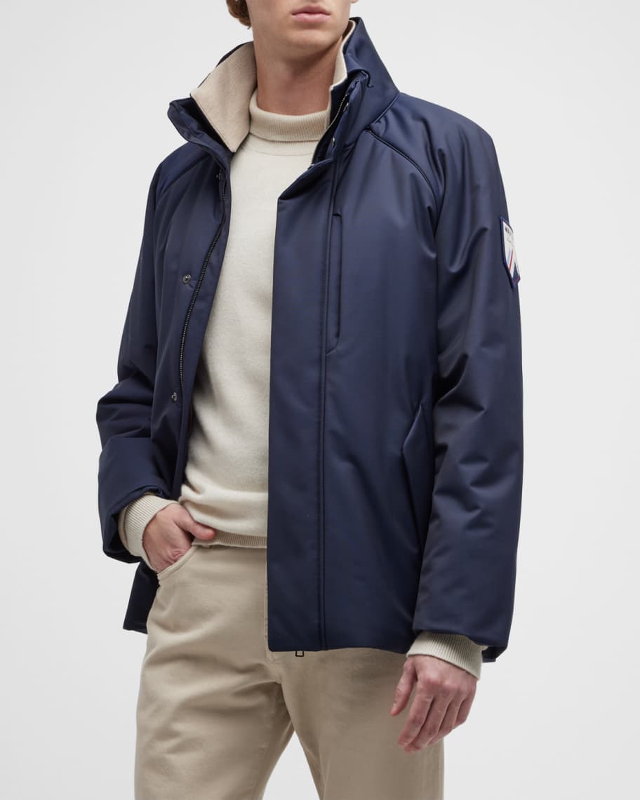 Loro Piana Men's Snow Wander Full-Zip Jacket | Neiman Marcus