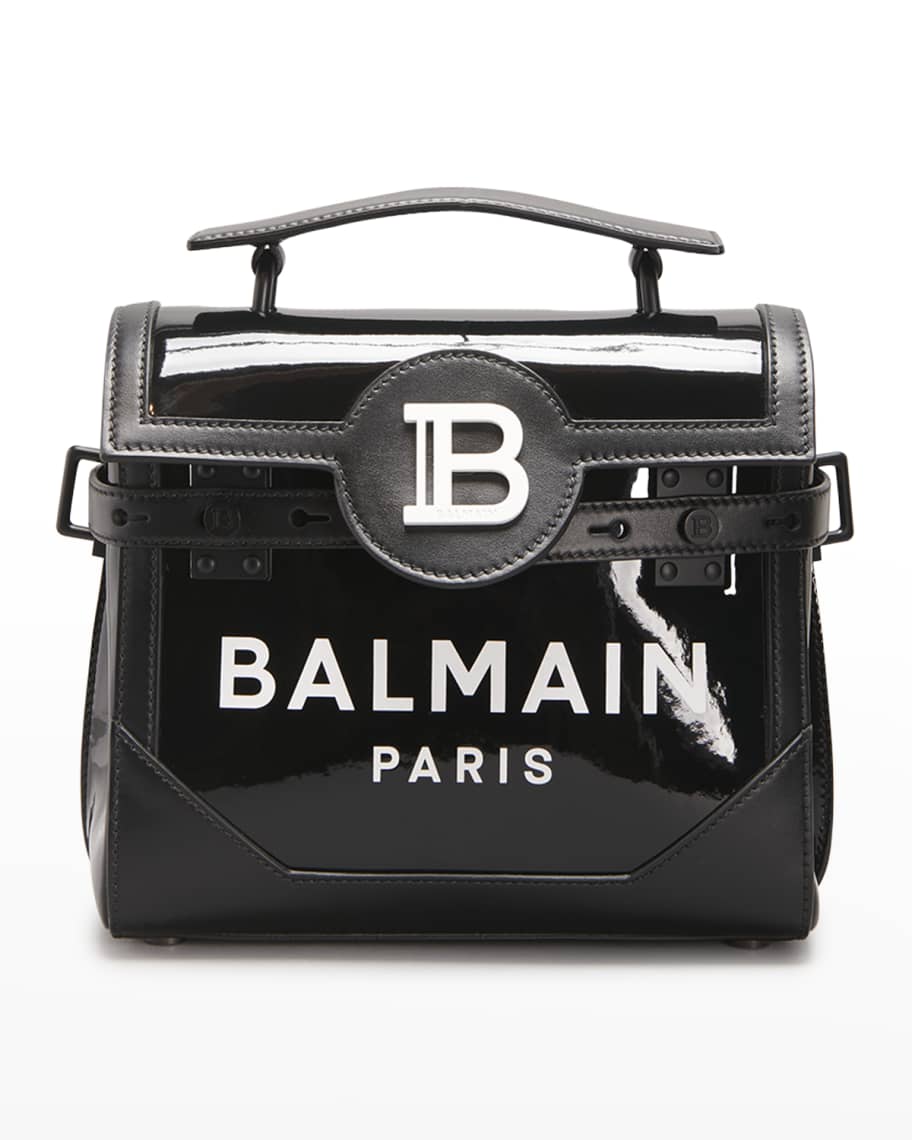 Balmain BBuzz 23 Logo Vinyl Crossbody Bag Neiman Marcus