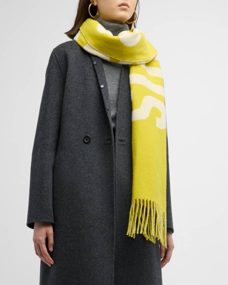 Louis Vuitton Bicolor Monogram Knit Fringed Wool Scarf Louis Vuitton | The  Luxury Closet