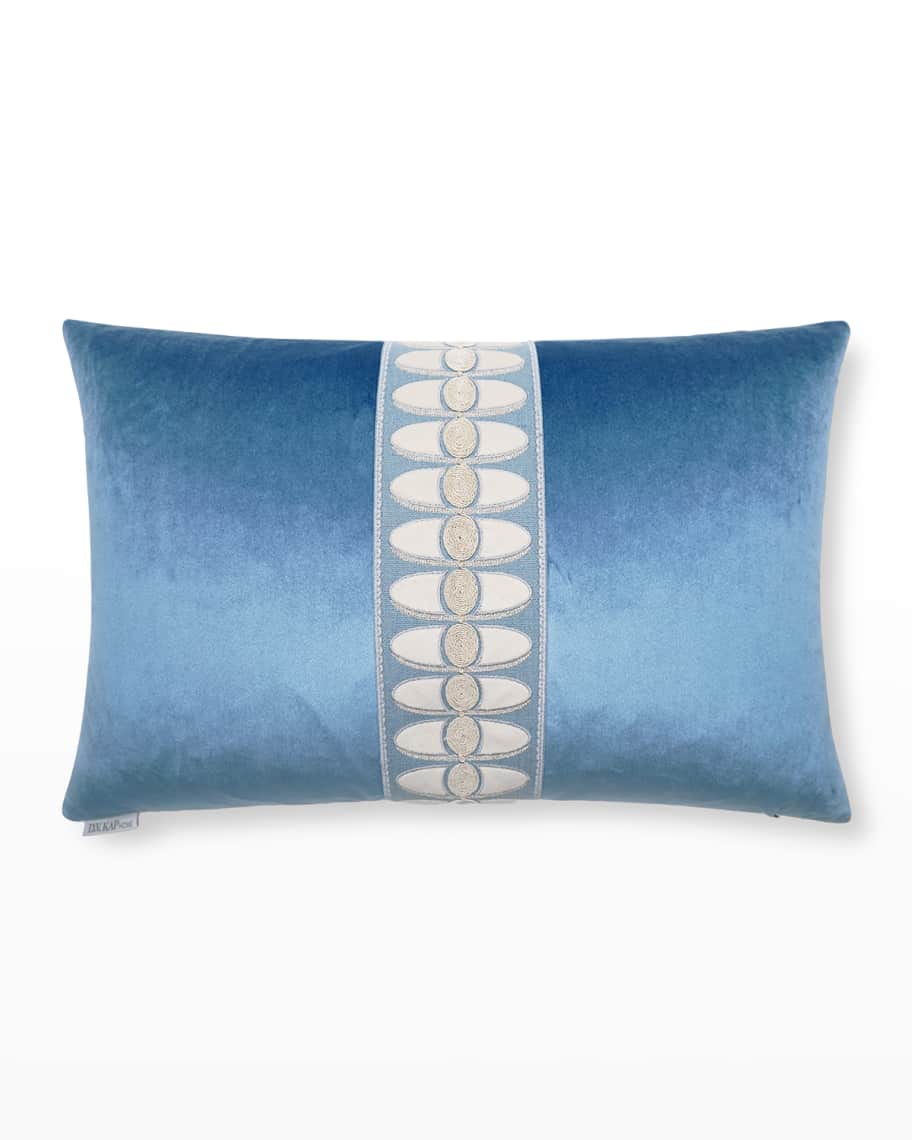 D.V. KAP Home Mati Velvet Lumbar Pillow, 14" x 24" Neiman Marcus