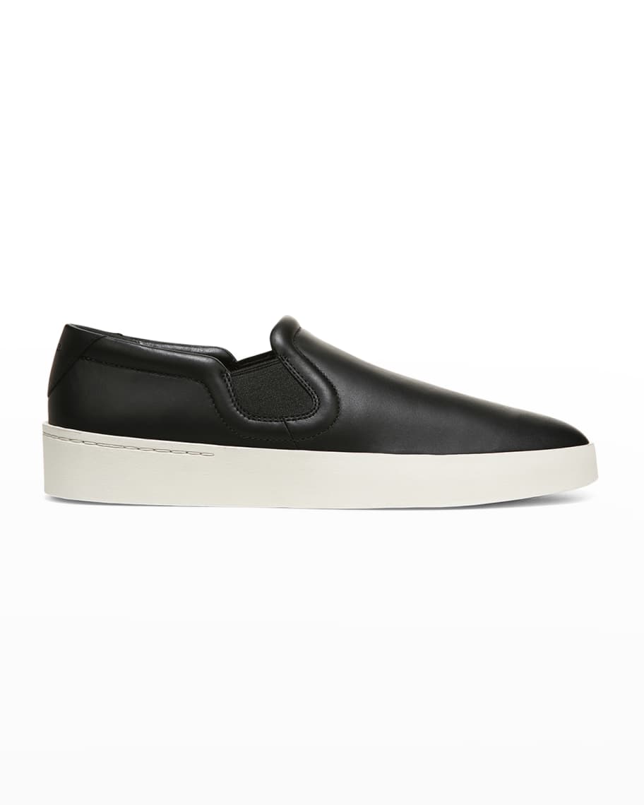 Vince Men's Pacific-M Leather Slip-On Sneakers | Neiman Marcus