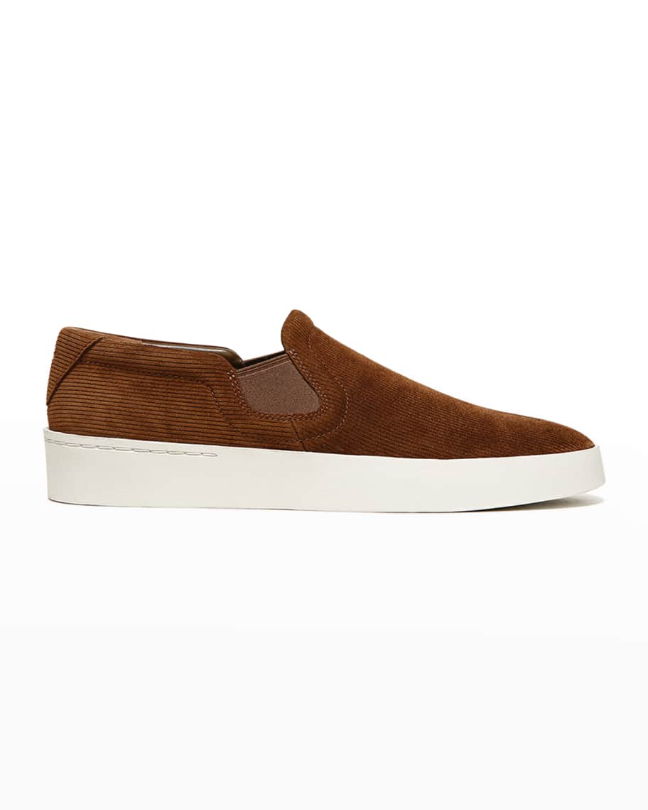 Vince Men's Pacific-M Leather Slip-On Sneakers | Neiman Marcus