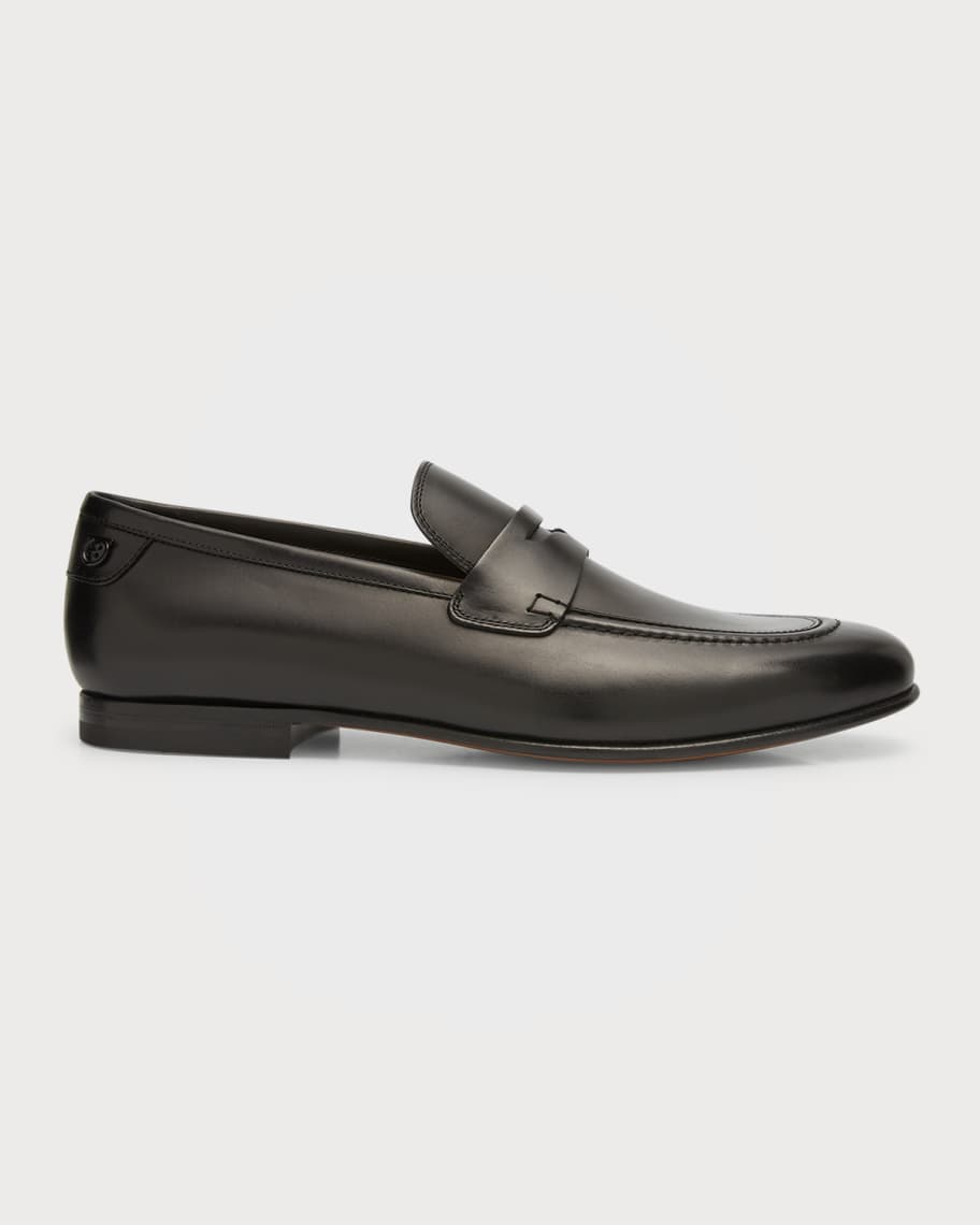 Ferragamo Men's Goya Leather Penny Loafers | Neiman Marcus