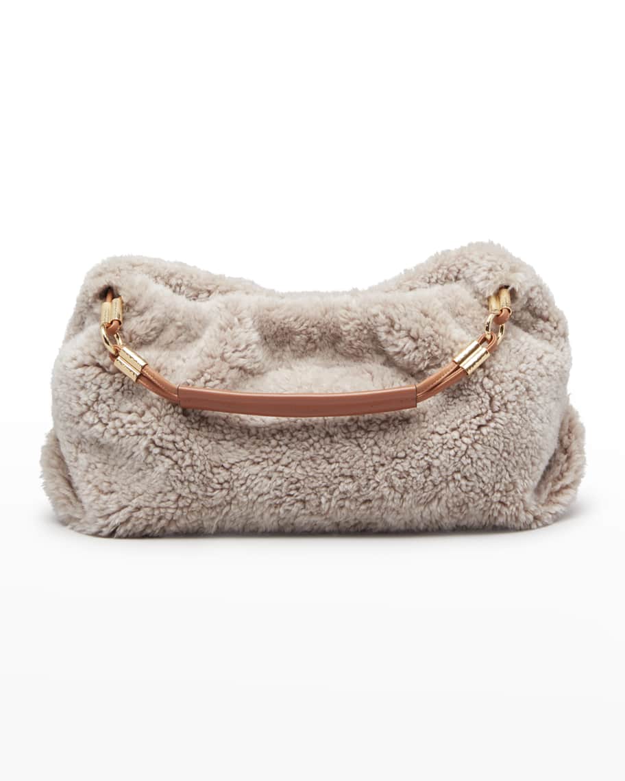 Ulla Johnson Remy Convertible Shearling Shoulder Bag | Neiman Marcus
