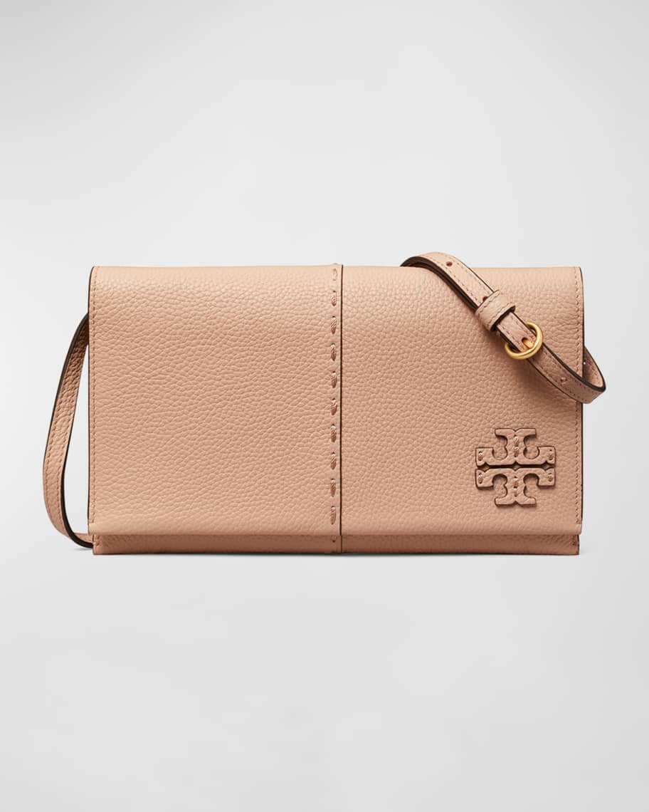 Tory Burch McGraw Wallet Leather Crossbody Bag Neiman Marcus