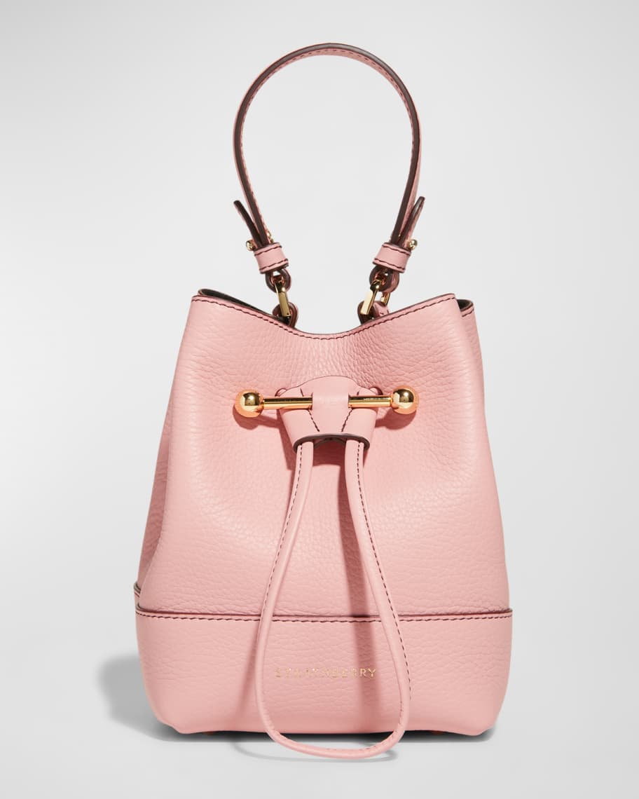 Strathberry Lana Osette Leather Mini Bucket Bag
