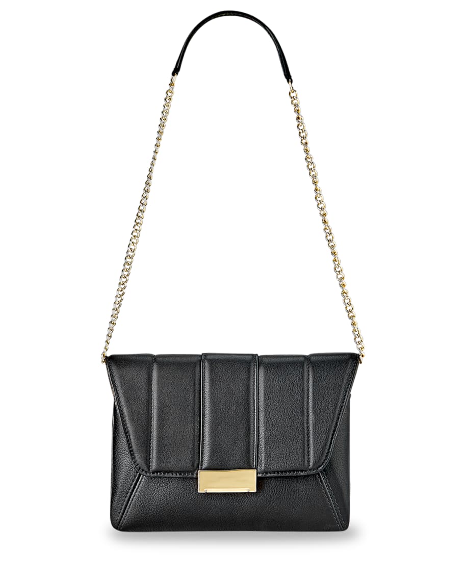 Gigi New York Paige Chain Leather Shoulder Bag | Neiman Marcus