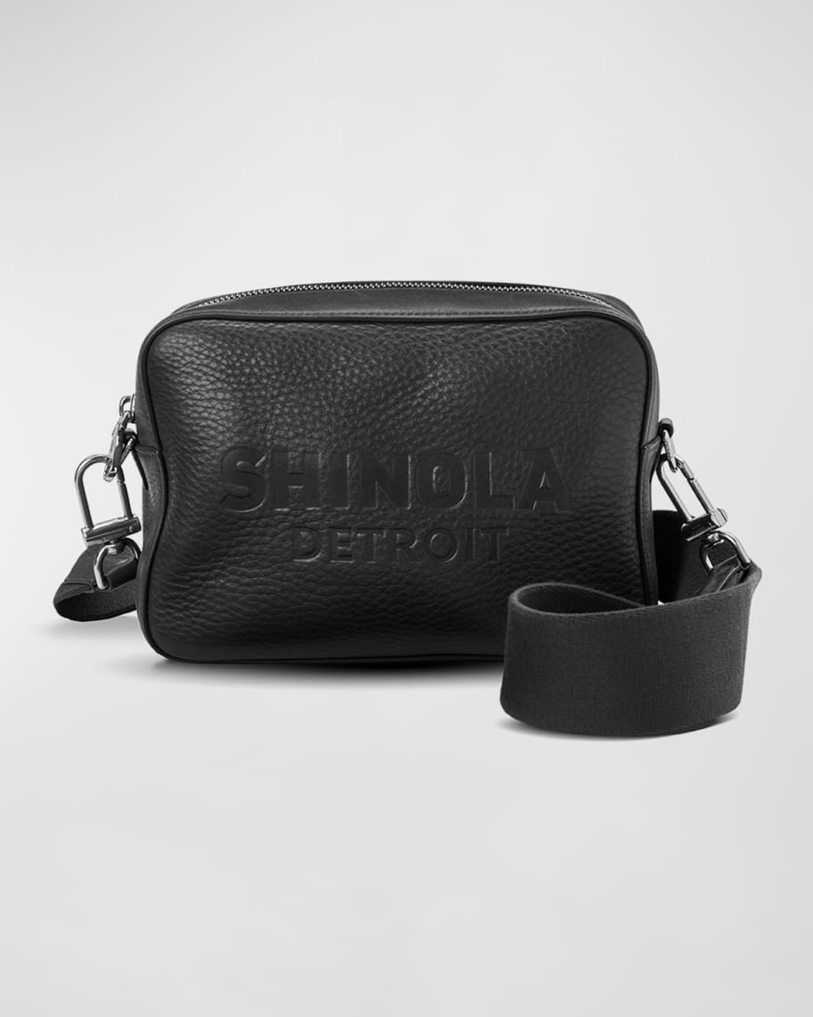 Shinola Grain Leather Camera Crossbody Bag Neiman Marcus