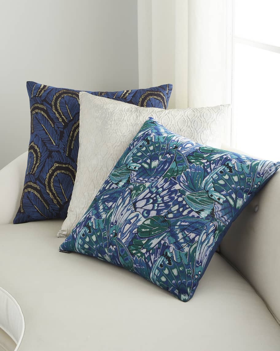 Canaan Farfalla Glisten Plumage Decorative Pillows Neiman Marcus