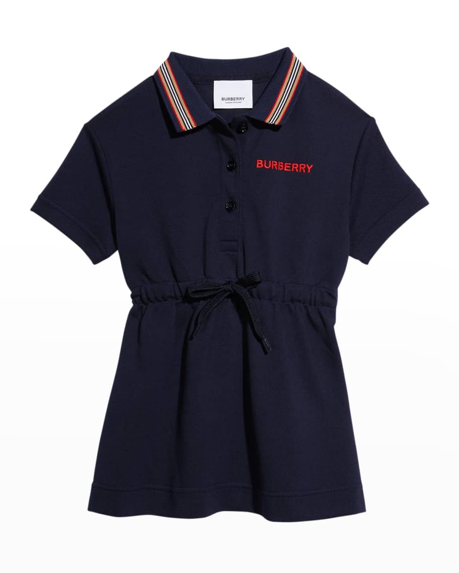 Burberry Girl s Sallyanne Pique Polo Dress Size 4 14 Neiman Marcus