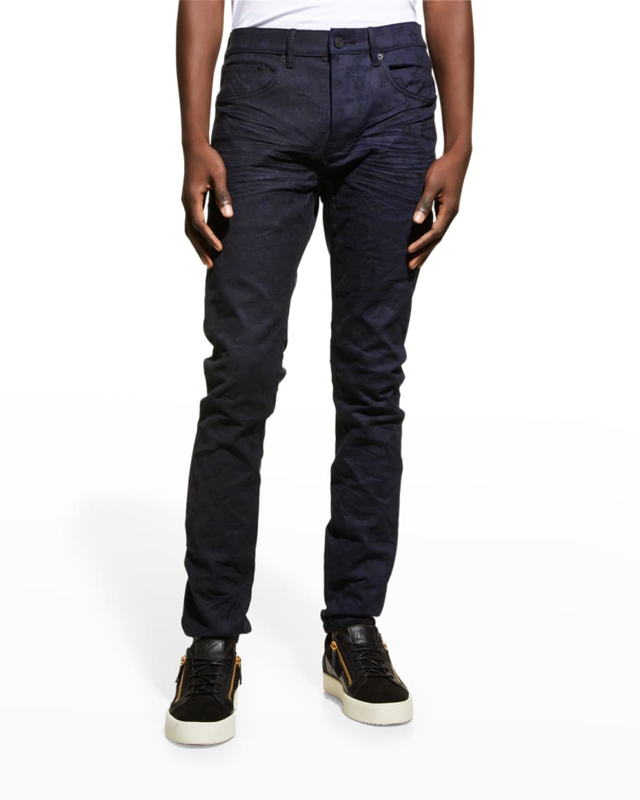 Men's Monogram Jacquard Jeans