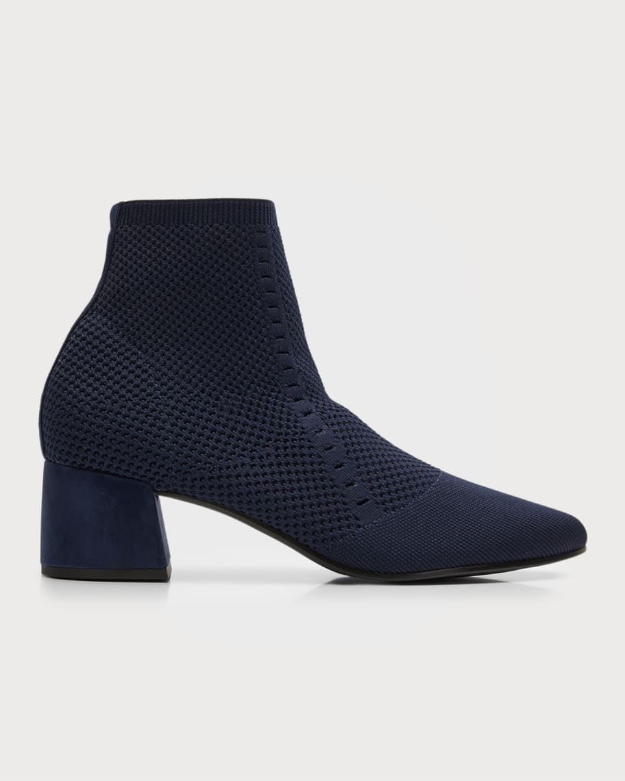 Eileen Fisher Honey Stretch Knit Ankle Booties Neiman Marcus