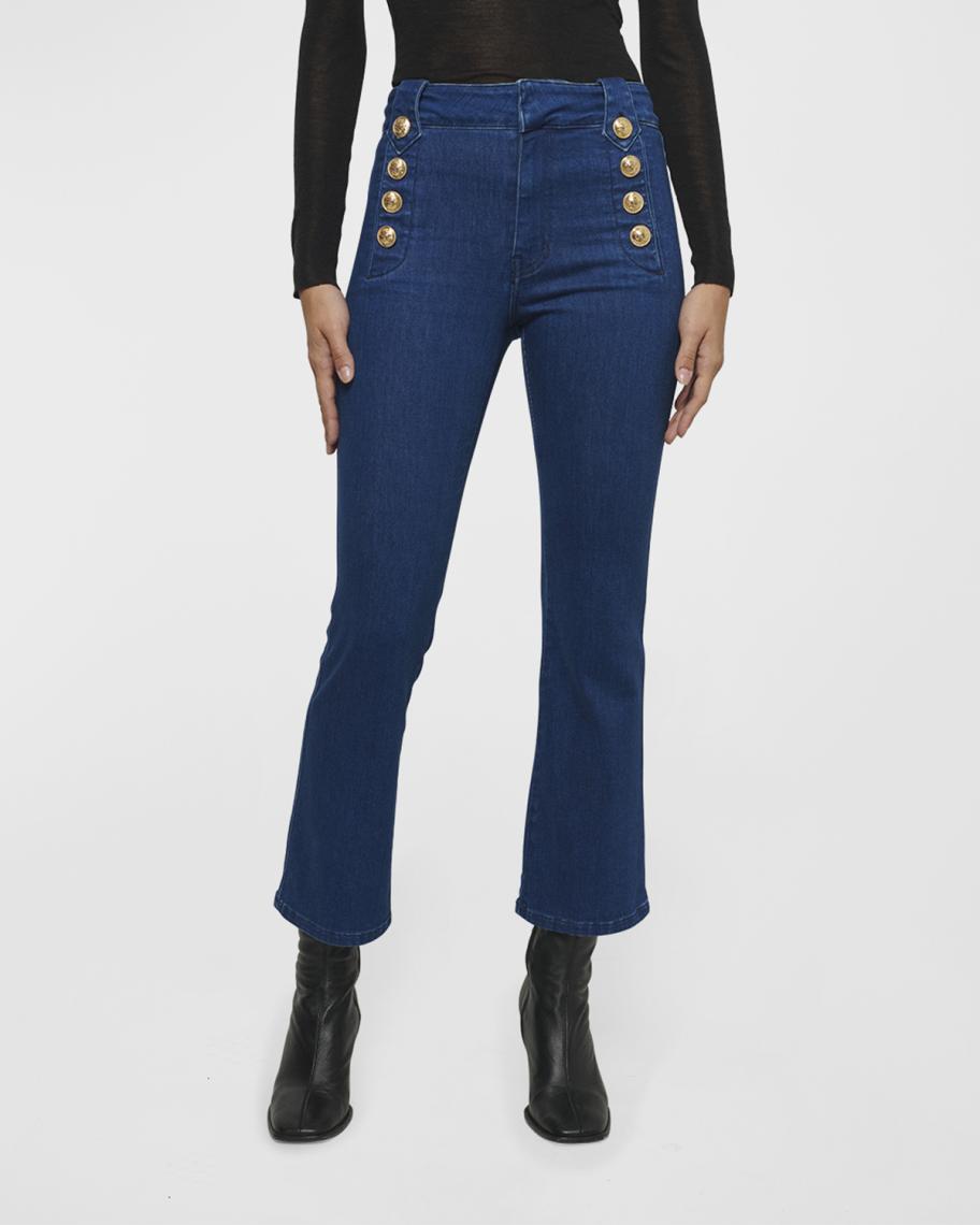 Derek Lam 10 Crosby Robertson Cropped Flared Denim Sailor Trousers ...