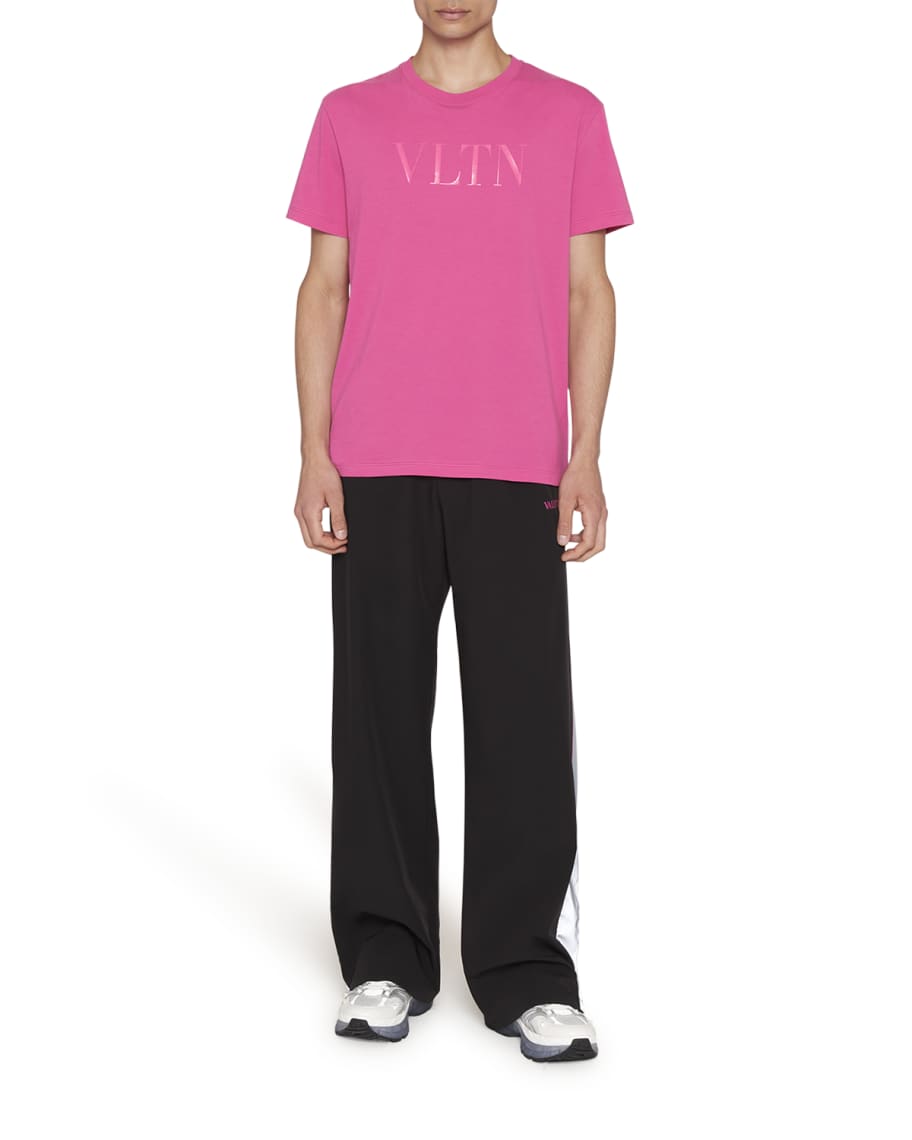 Valentino vltn Floral T-shirt in Black for Men