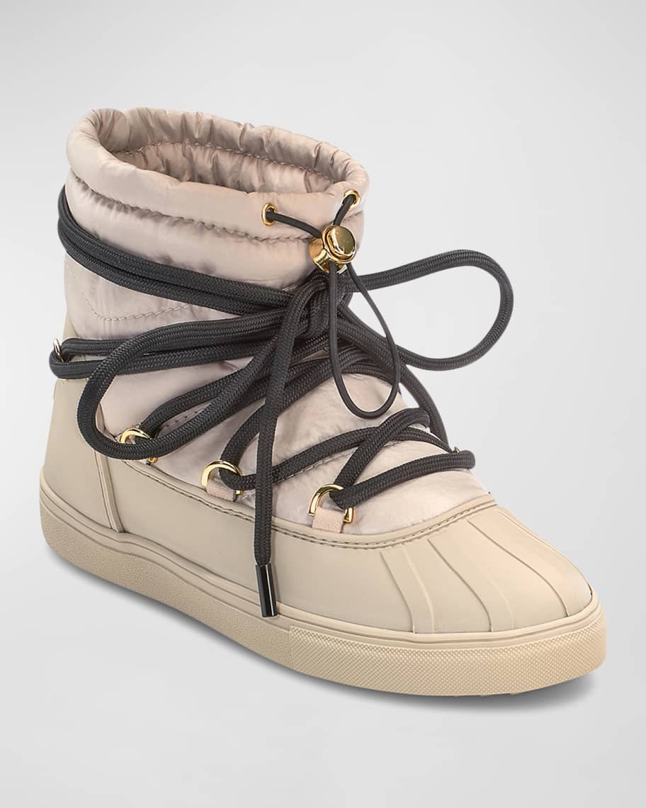 Image 2 of 3: Lace-Up Low Weather Boots