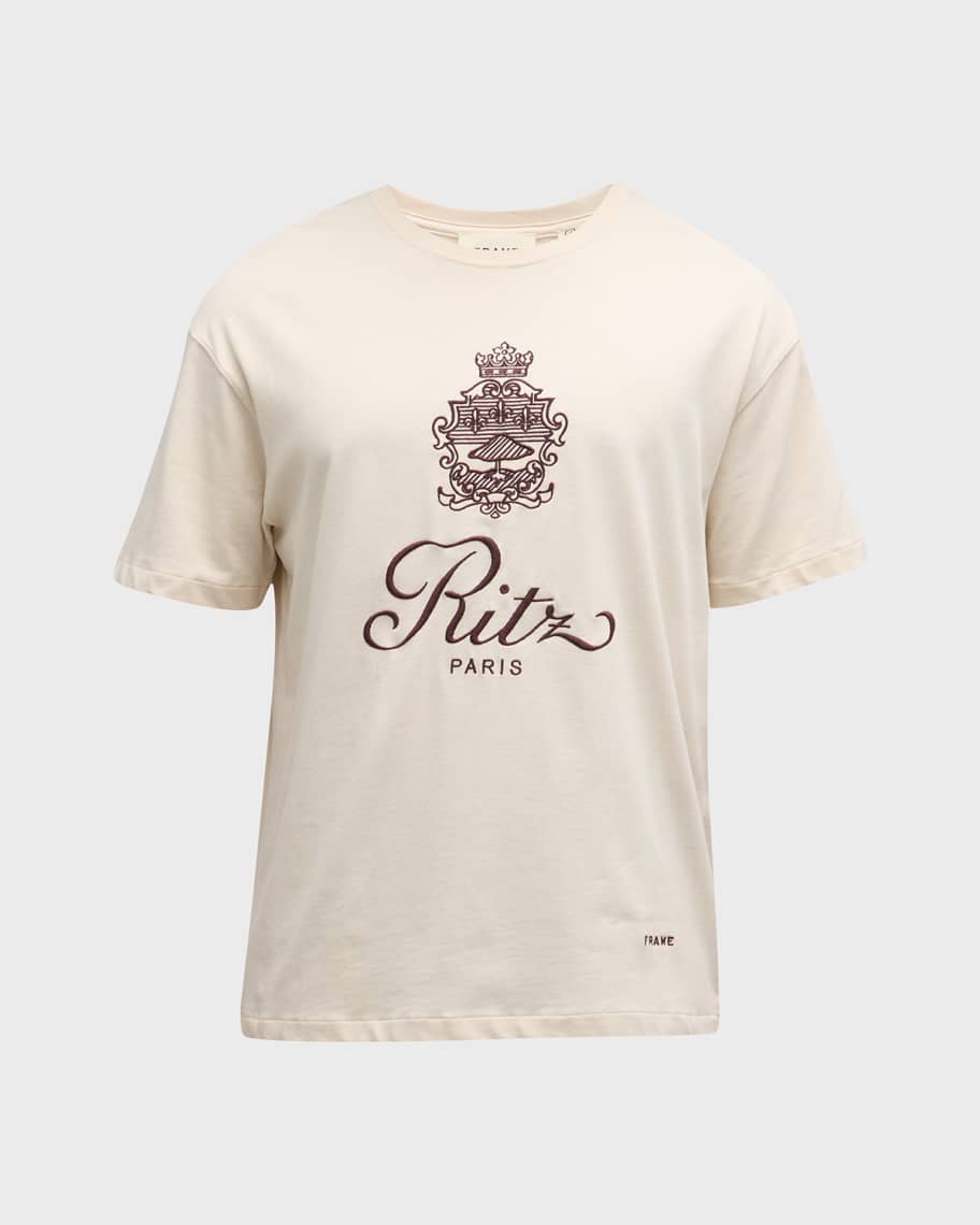 FRAME x Ritz Paris FRAME x Ritz Paris Men's Bordeaux Crest T