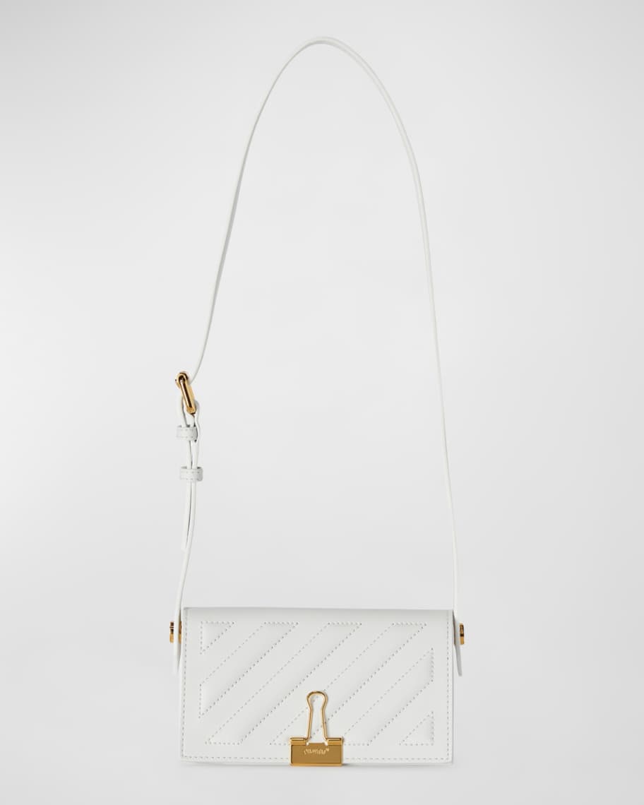 Off-White Plain Binder M Shoulder Bag