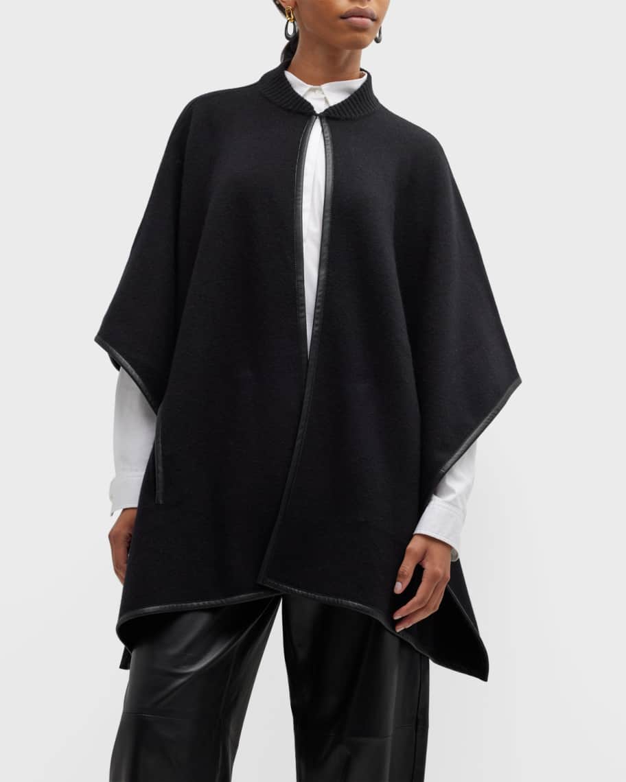 Louis Vuitton Signature Double Face Hooded Wrap Coat Oil. Size 40