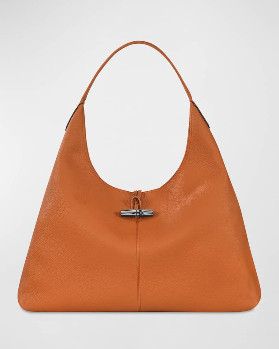 Longchamp leather hobo bag best sale
