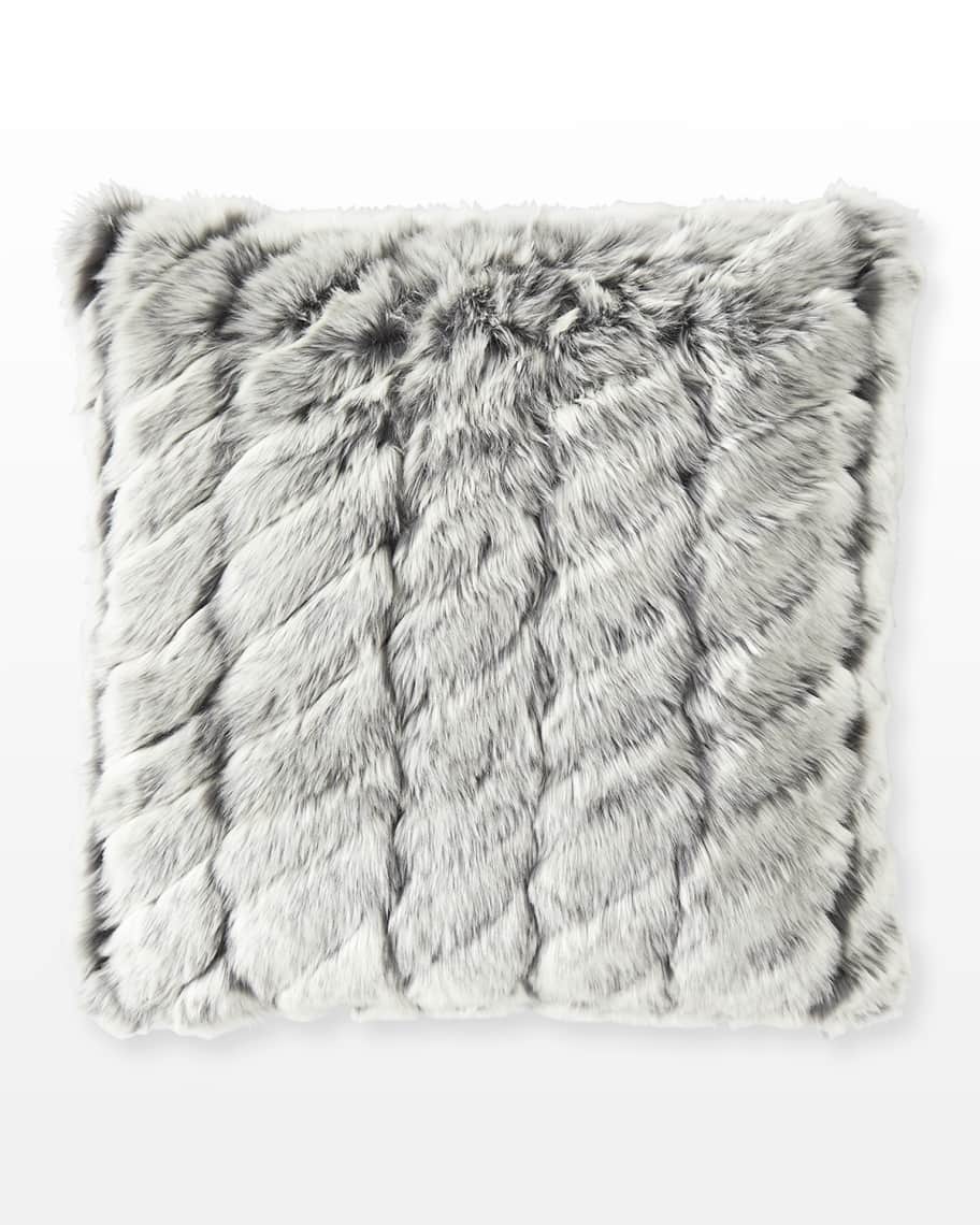 Michael Aram FauxFur Decorative Pillow, 20"Sq Neiman Marcus