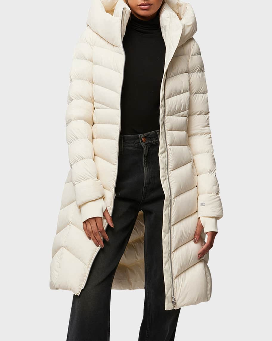 Soia & Kyo Lita Long Puffer Coat Neiman Marcus