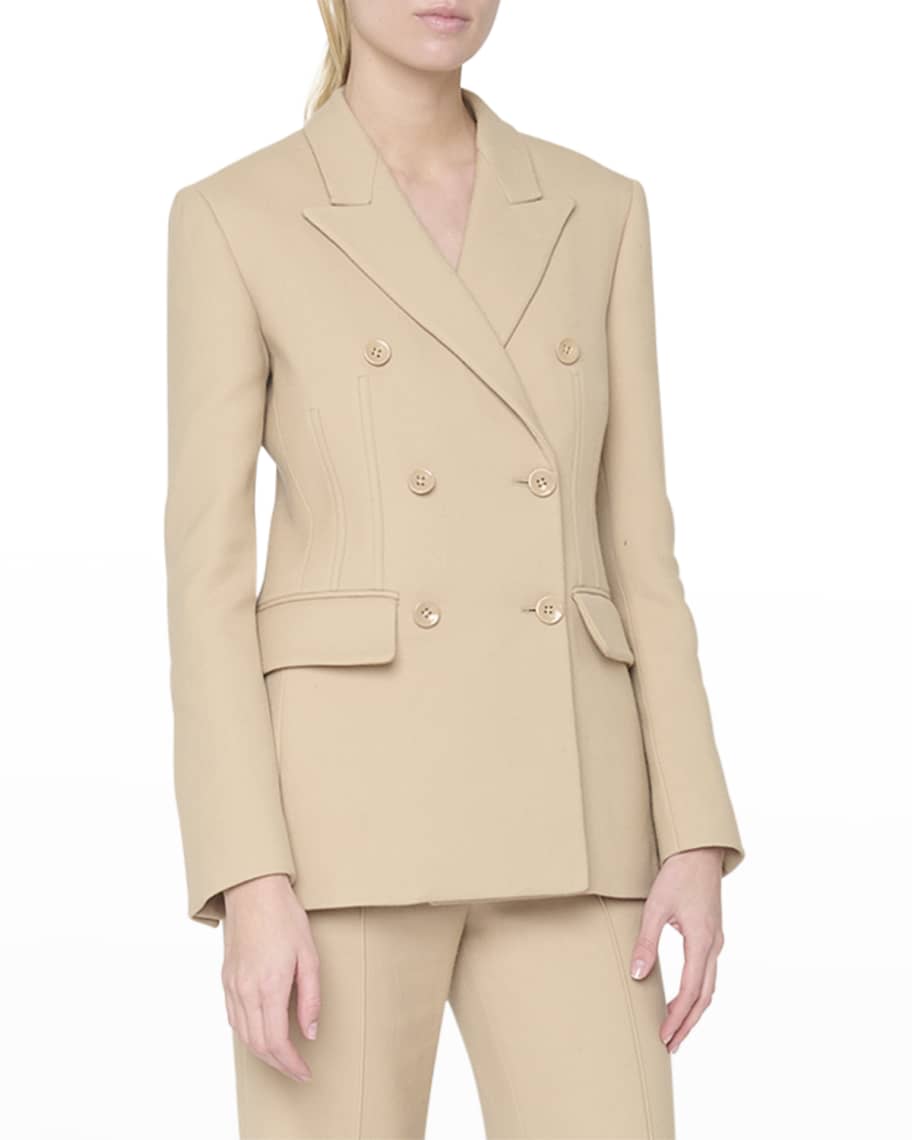 ジャケット Chloe Double-Breasted Wool And Cashmere Coat Chloe Double-Breasted Wool Coat | Neiman Marcus