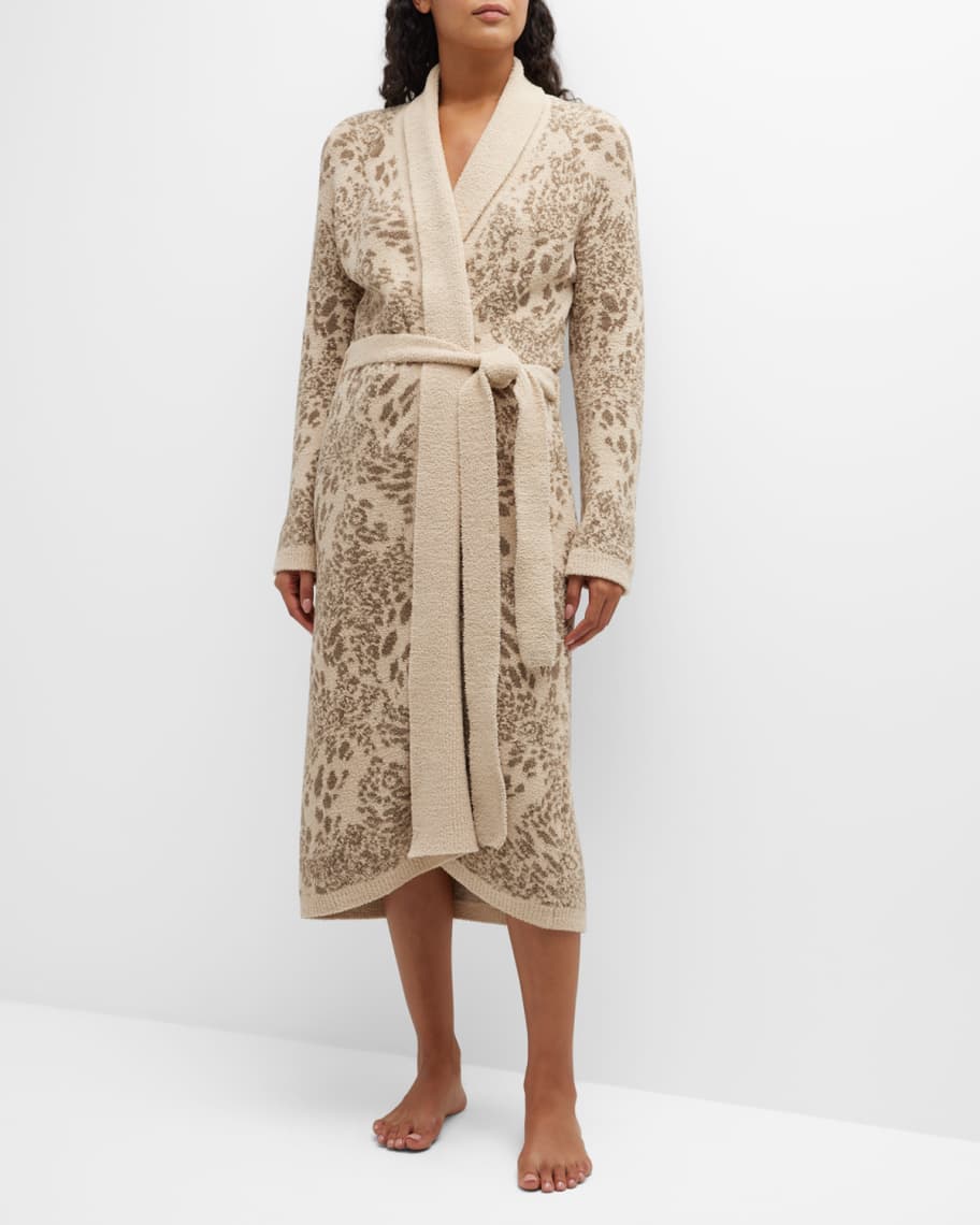 Natori Serenity Plush Animal Jacquard Robe Neiman Marcus