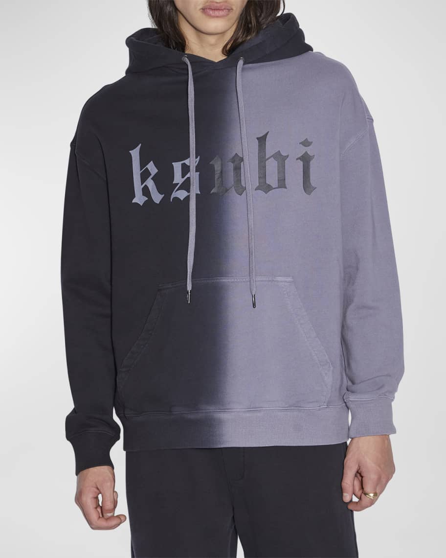 Ksubi Men's Kult Kash Two-Tone Logo Hoodie | Neiman Marcus