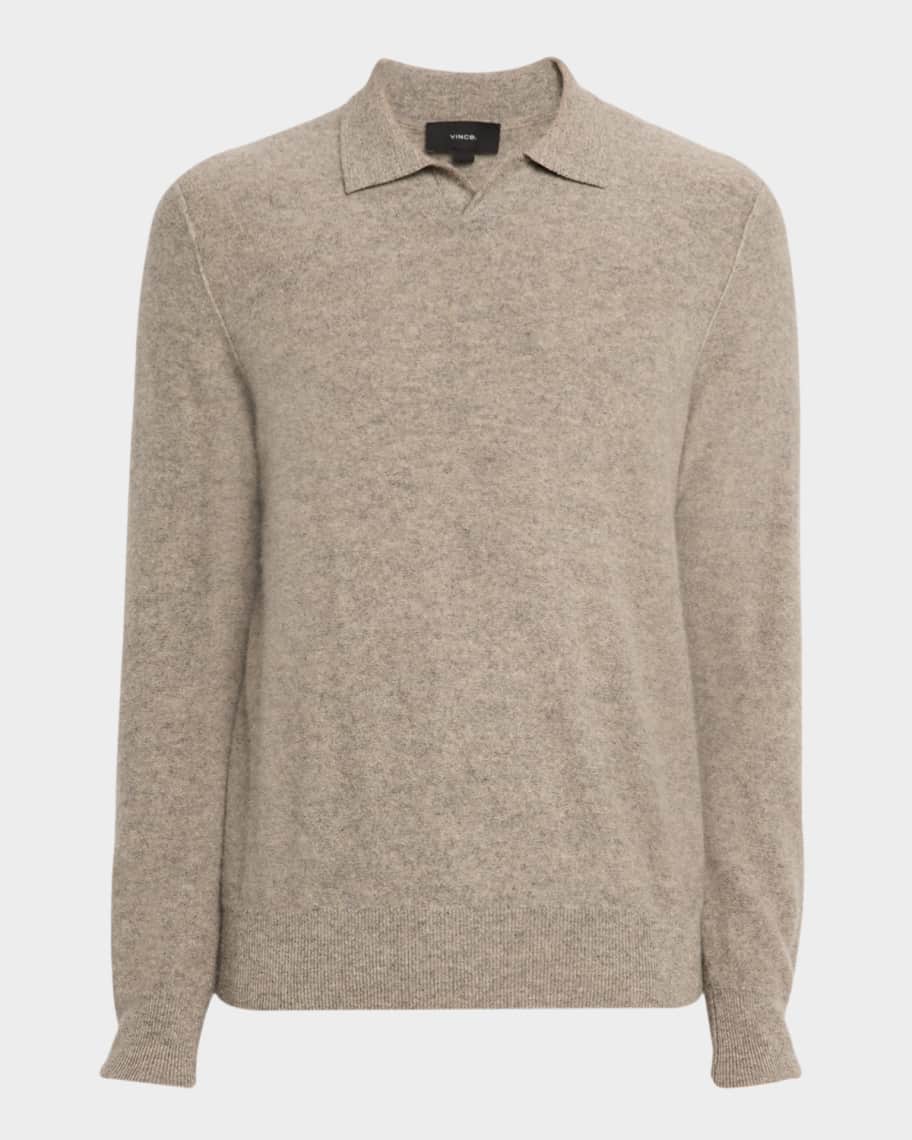 ポロシャツ Vince Linen, wool and chashmere polo shirt Linen, Wool & Cashmere Polo Sweater in Sweaters | Vince