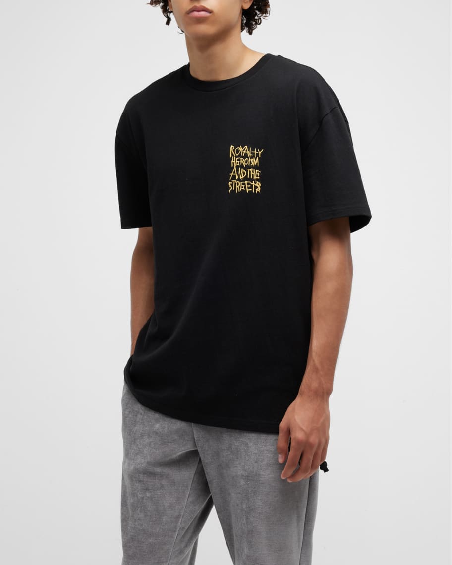 Ksubi Men's Biggie Embroidered T-Shirt | Neiman Marcus