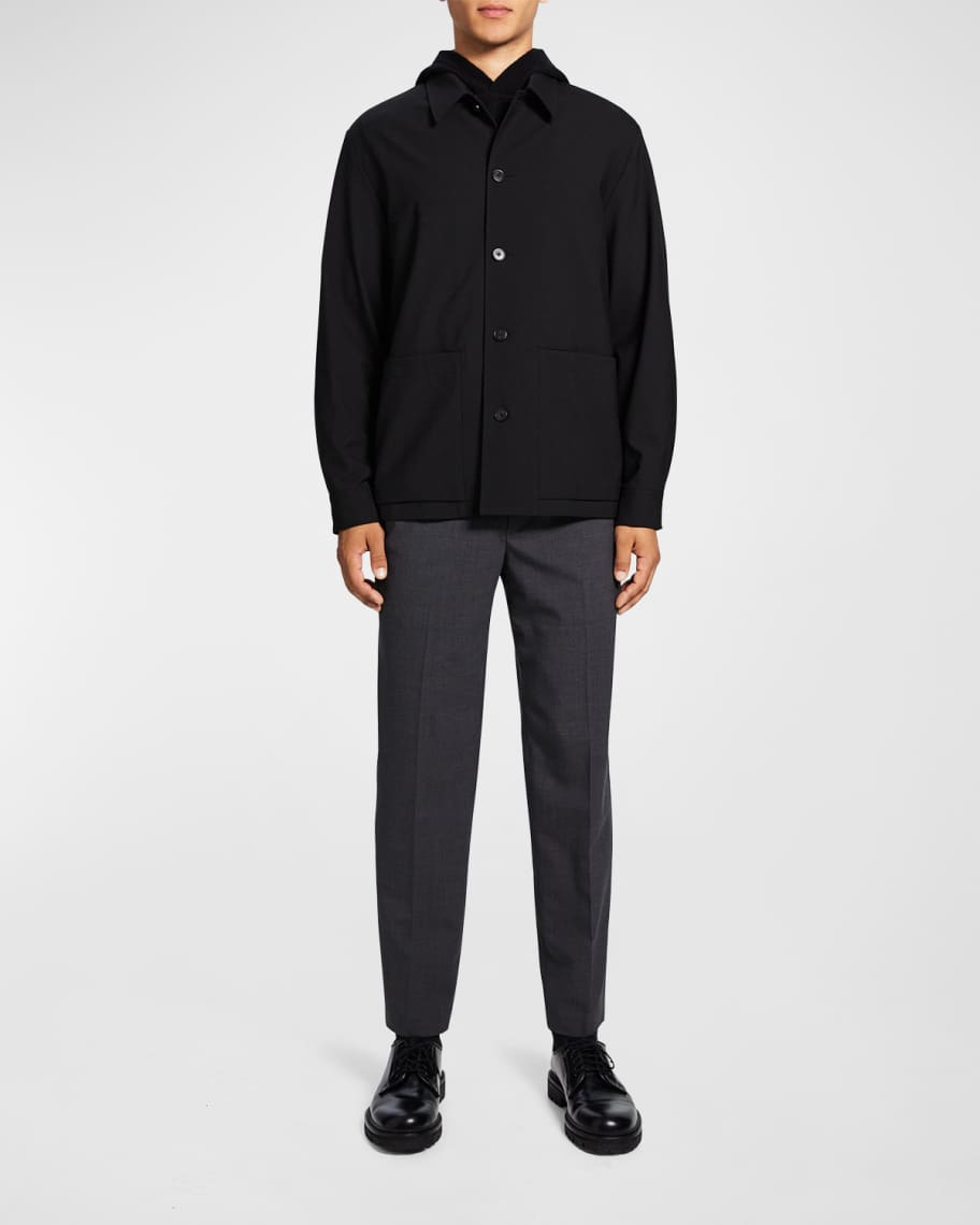 Theory Men's Selk Wool Twill Jacket | Neiman Marcus