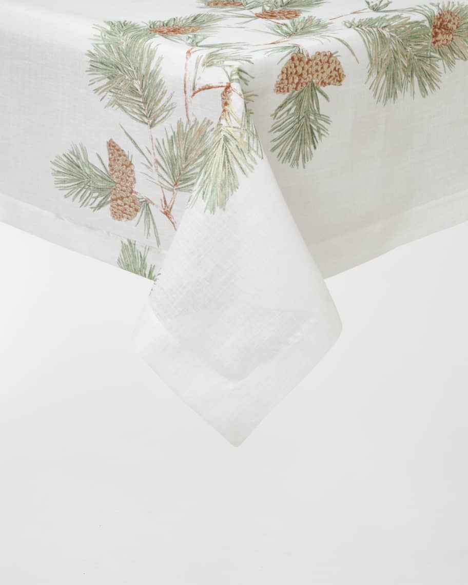 Newbury Tablecloth, 128"L Neiman Marcus