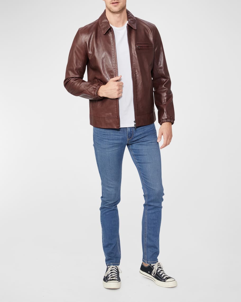 Louis Tomlinson Brown Leather Jacket