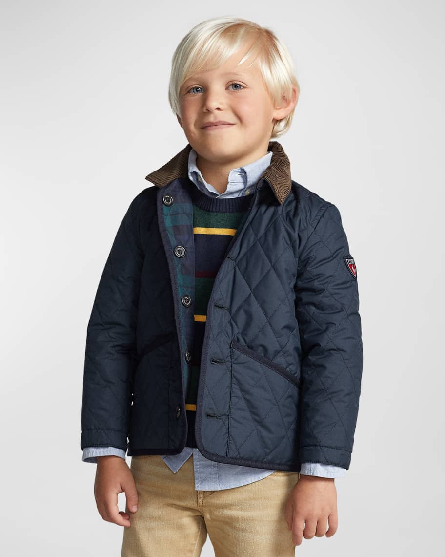 Ralph Lauren Childrenswear Boy's Reversible Water-Repellent Jacket ...