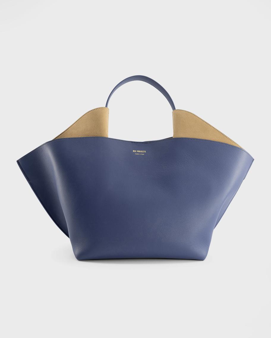 Ree Projects Ann Medium North-South Leather Tote Bag | Neiman Marcus