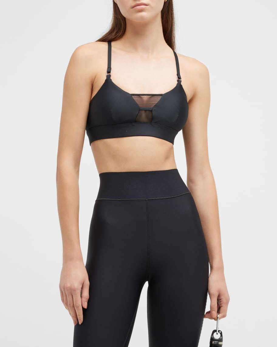 Alo Yoga Airlift Mesh High-waist Allure Leggings In Black