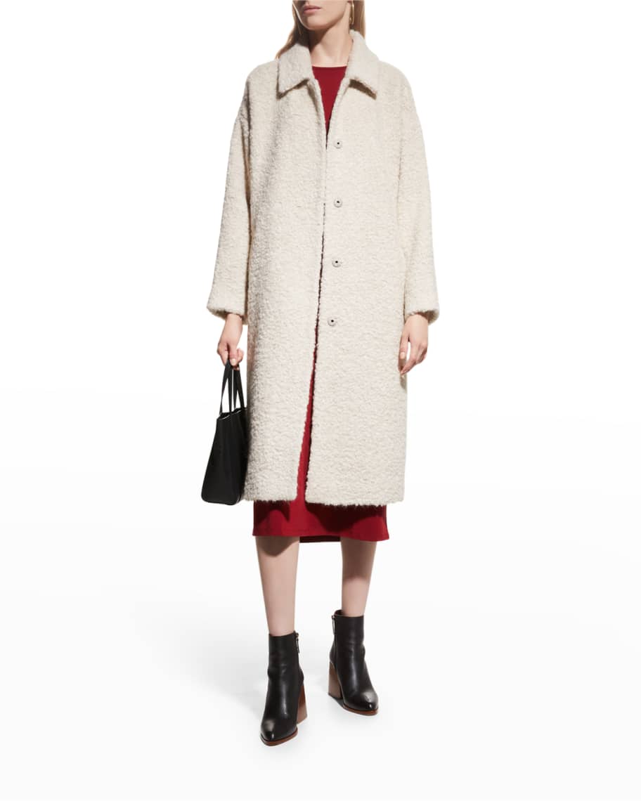Eileen fisher discount alpaca coat sale