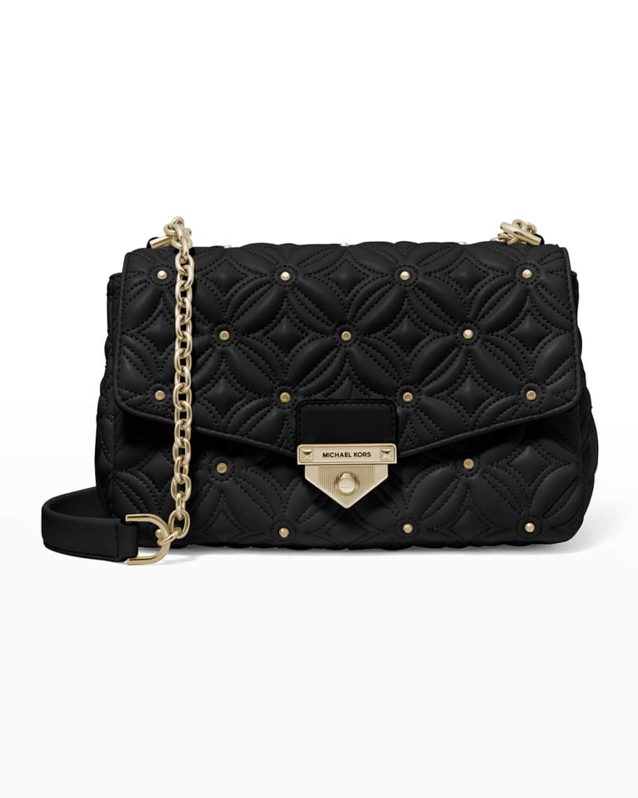 MICHAEL Michael Kors Soho Large Flower Quilted Chain Shoulder Bag
