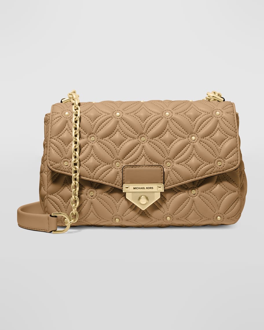 SoHo Large Quilted Leather Shoulder Bag