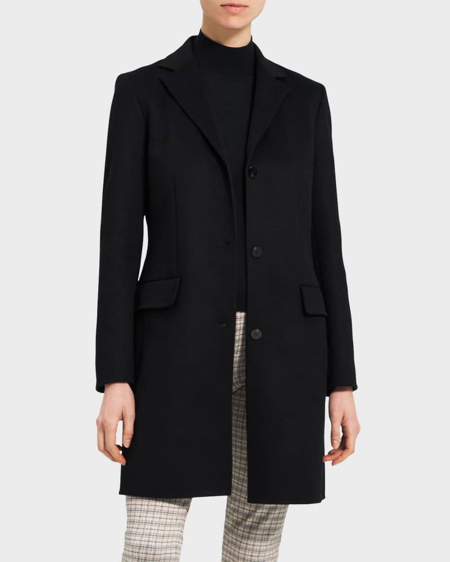 Theory DoubleFace WoolCashmere Coat Neiman Marcus