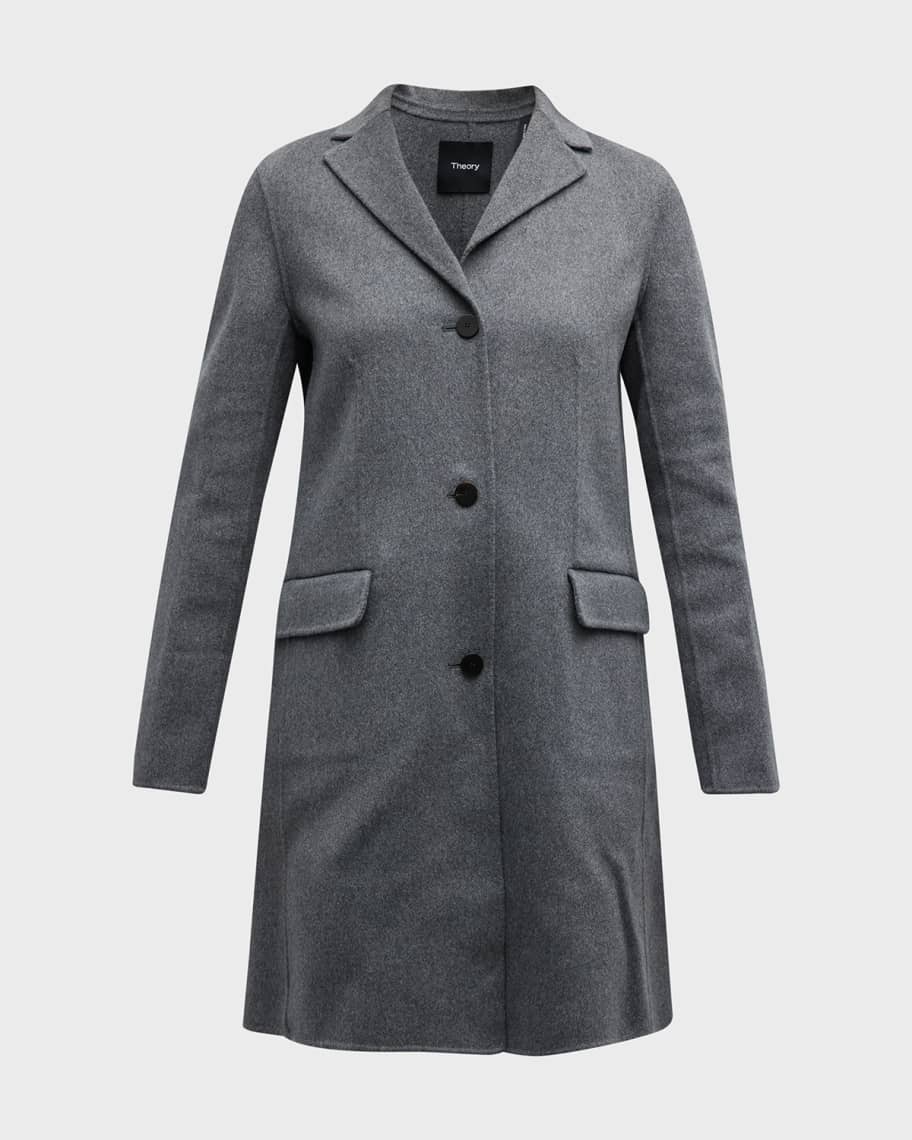Theory Double Face Wool Cashmere Coat Neiman Marcus