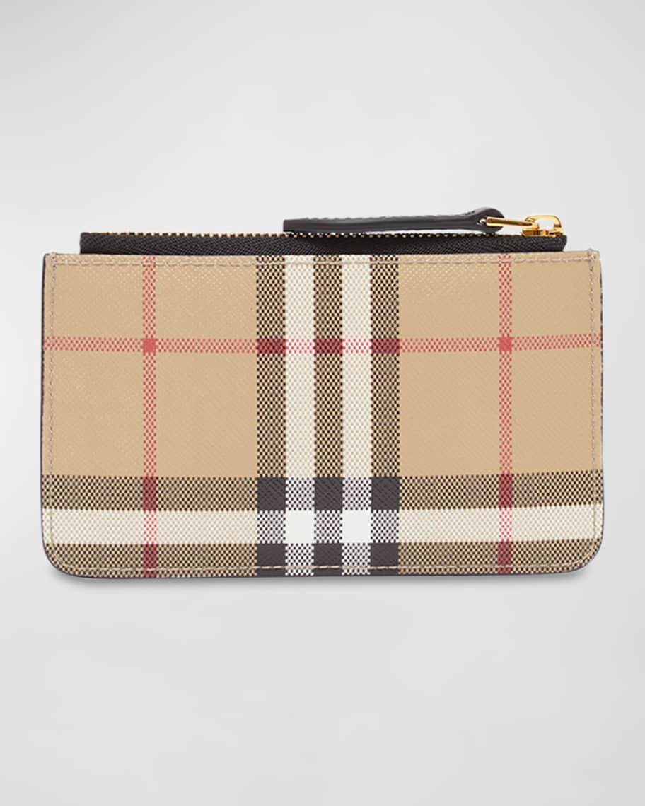 Burberry Vintage Check Olympia Zipped Coin Case