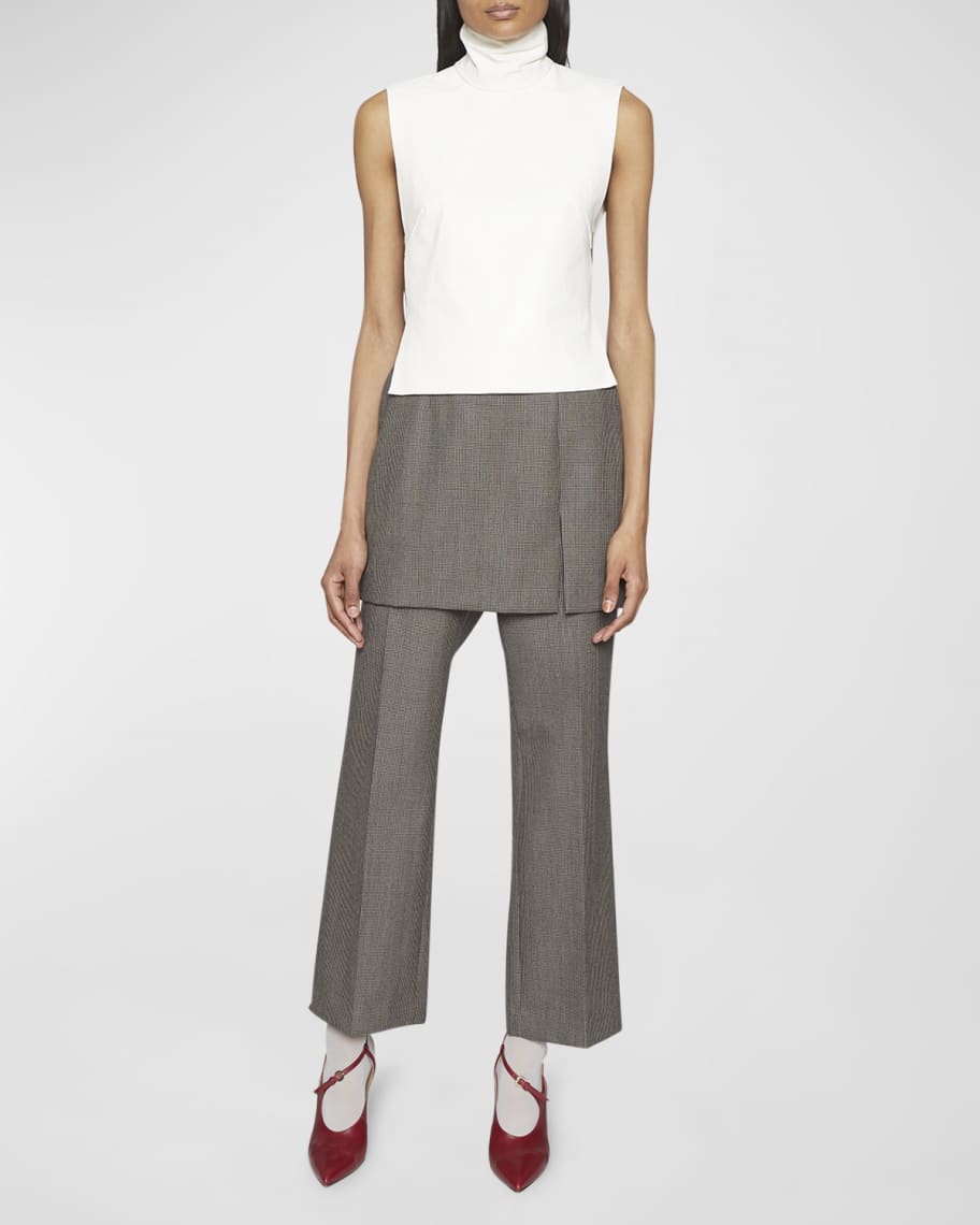 Dries Van Noten Pinella Draped Skirt Pants | Neiman Marcus