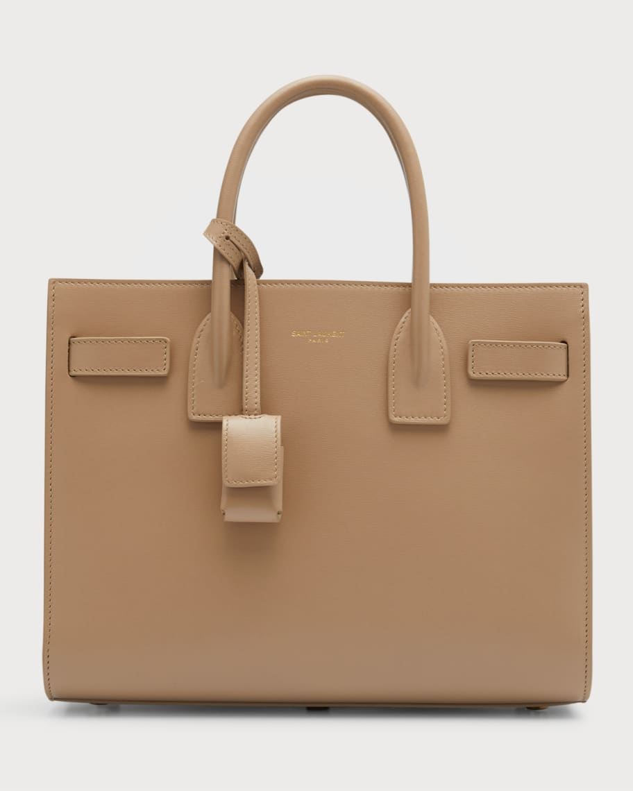 Image 1 of 6: Sac De Jour Baby Top-Handle Bag in Smooth Leather
