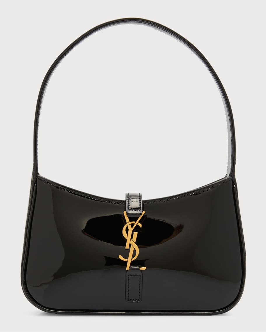 Saint Laurent Le 5 A 7 Mini YSL Shoulder Bag in Patent Leather Neiman