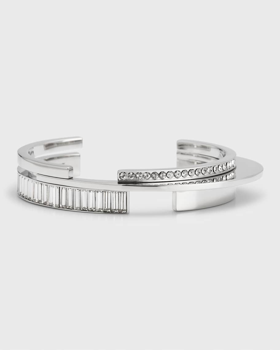 Saint Laurent Stacked Rhinestone Bangle Neiman Marcus