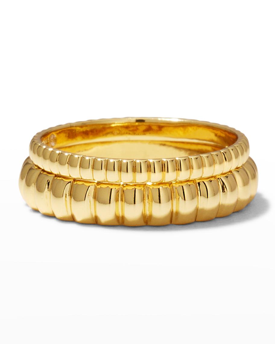 BaubleBar Magnolia Ring Set | Neiman Marcus