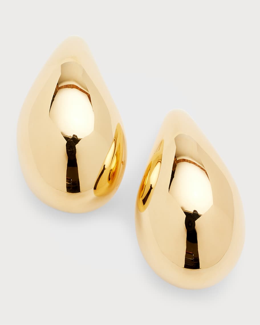 Bottega Veneta V Shaped Folding Earrings