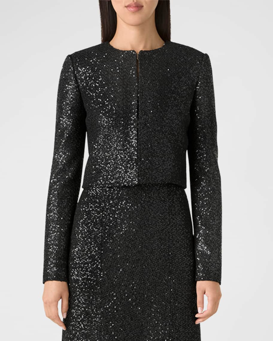St john sequin jacket discount