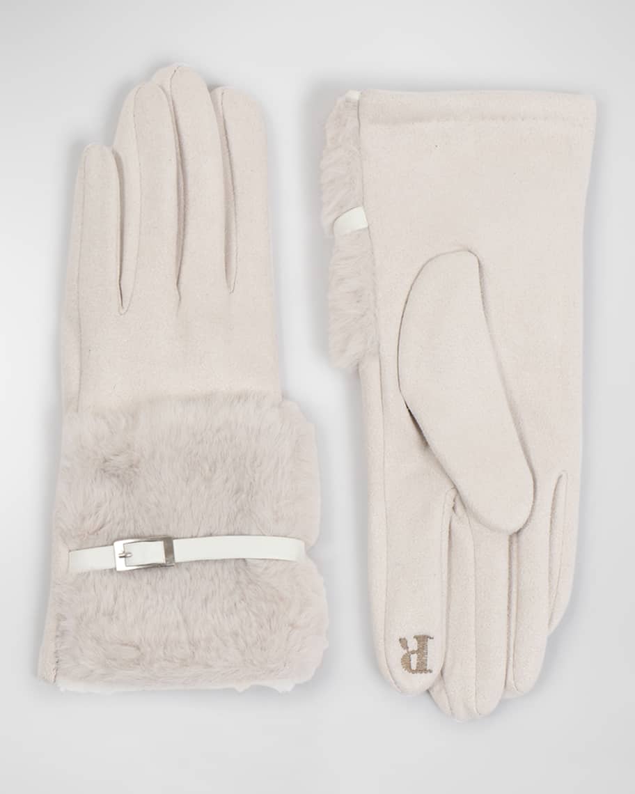 Louis Vuitton Gloves Rose Knitted Glove Monogram Extravagant 
